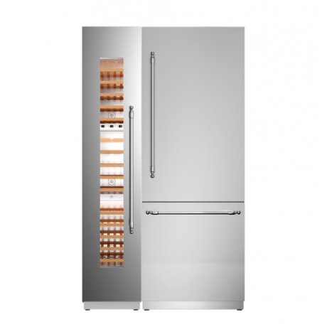 BERTAZZONI RWBM4575S5FPNS Εντοιχιζόμενος Ψυγειοκαταψύκτης + Κελάρι Κρασιών